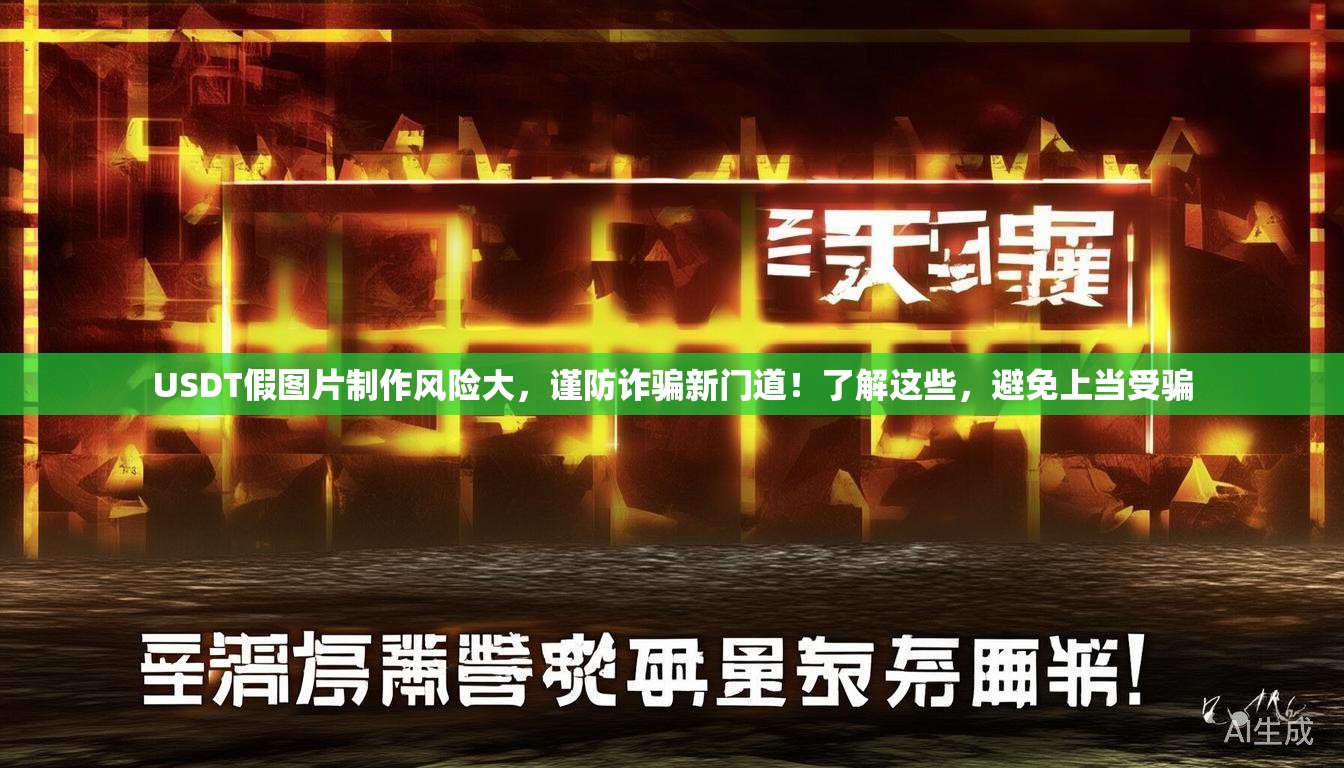 USDT假图片制作风险大，谨防诈骗新门道！了解这些，避免上当受骗