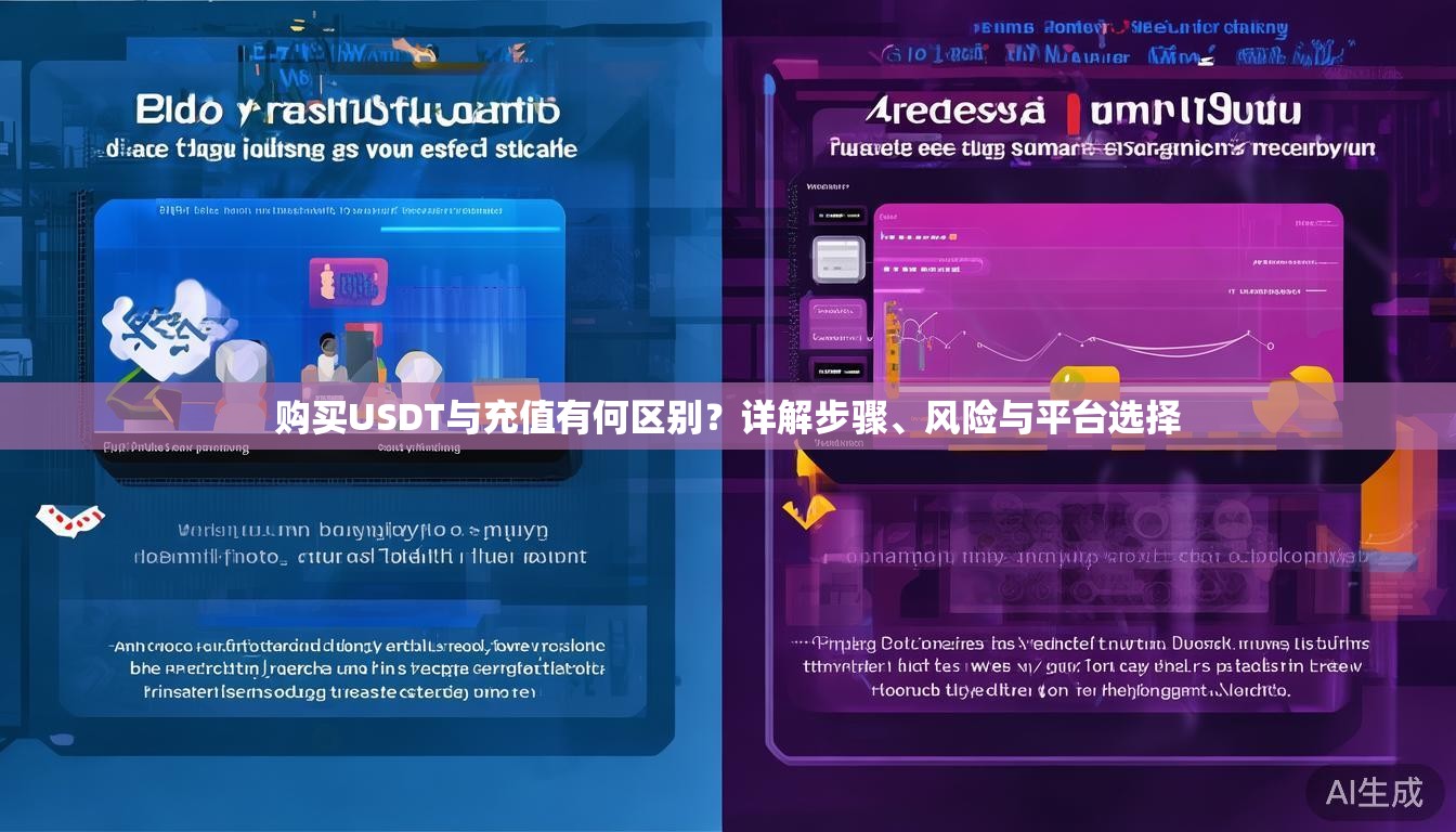 购买USDT与充值有何区别?详解步骤、风险与平台选择 购买USDT与充值有何区别?详解步骤、风险与平台选择