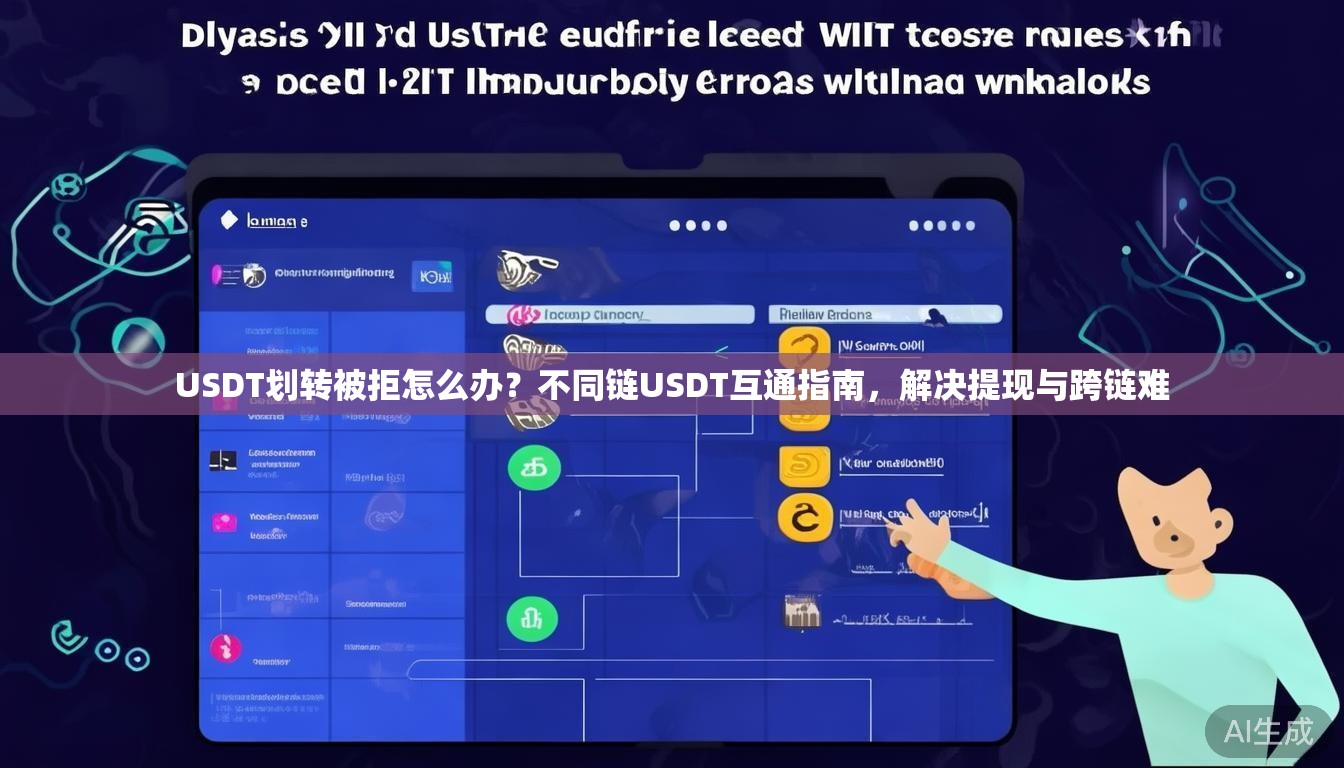 USDT划转被拒怎么办？不同链USDT互通指南，解决提现与跨链难