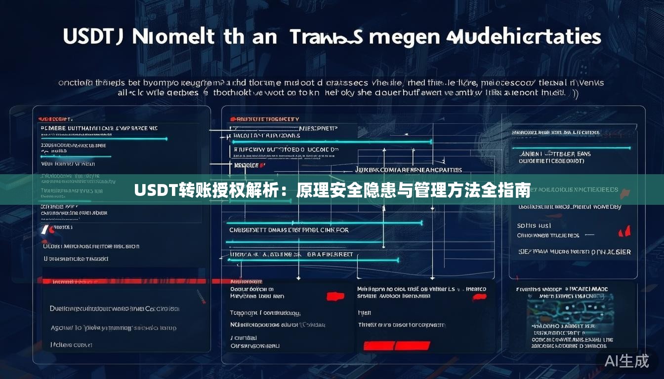 USDT转账授权解析:原理安全隐患与管理方法全指南 USDT转账授权解析:原理安全隐患与管理方法全指南