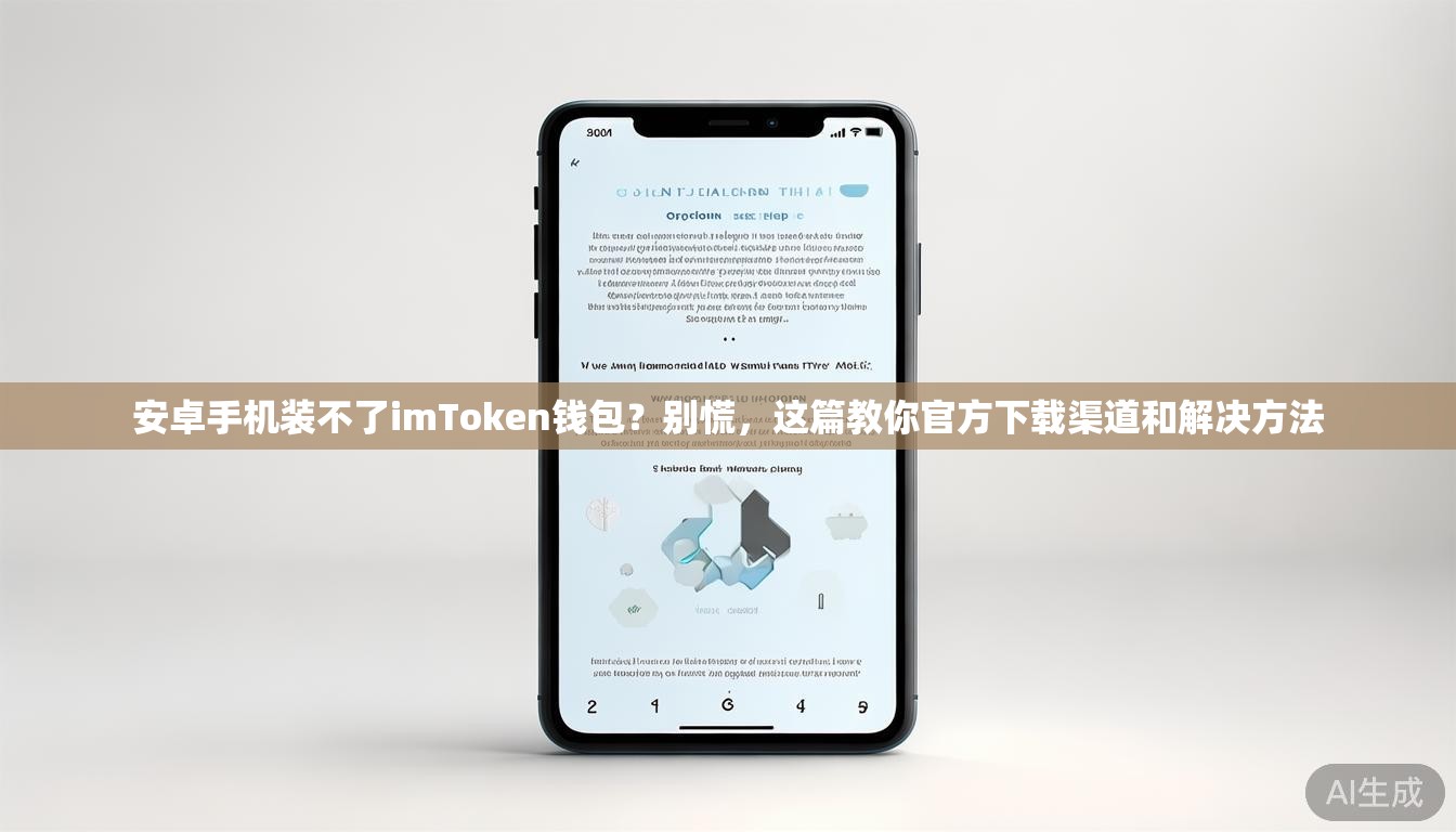 安卓手机装不了imToken钱包？别慌，这篇教你官方下载渠道和解决方法