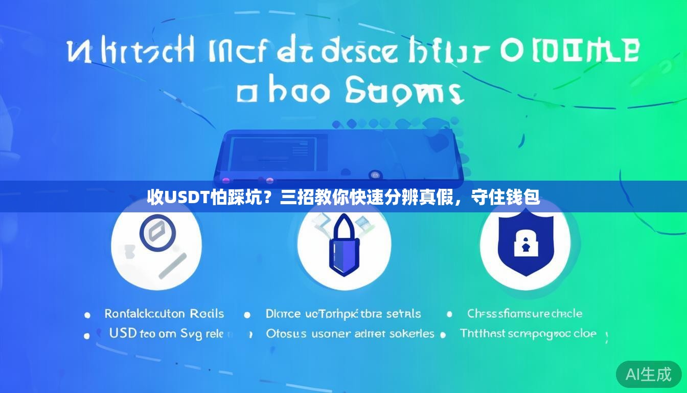 收USDT怕踩坑？三招教你快速分辨真假，守住钱包