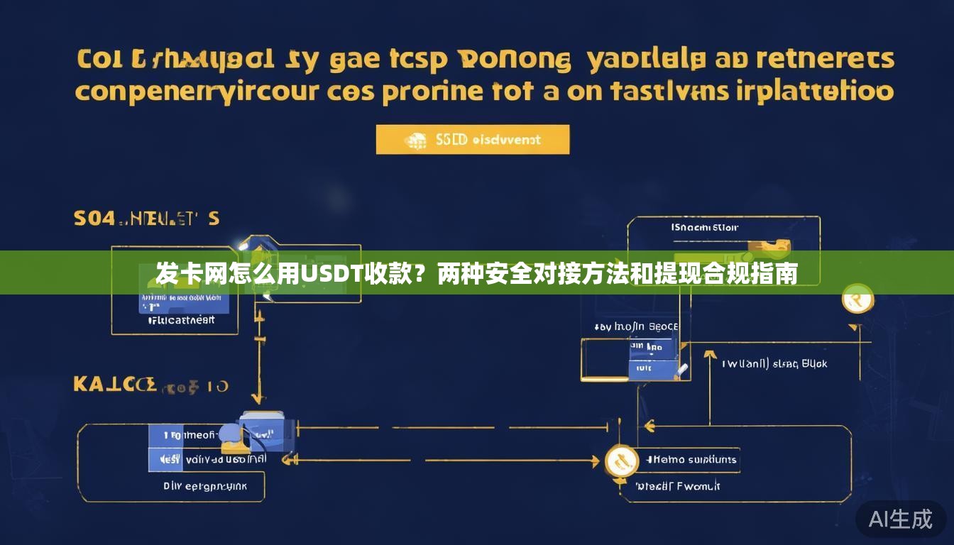 发卡网怎么用USDT收款？两种安全对接方法和提现合规指南