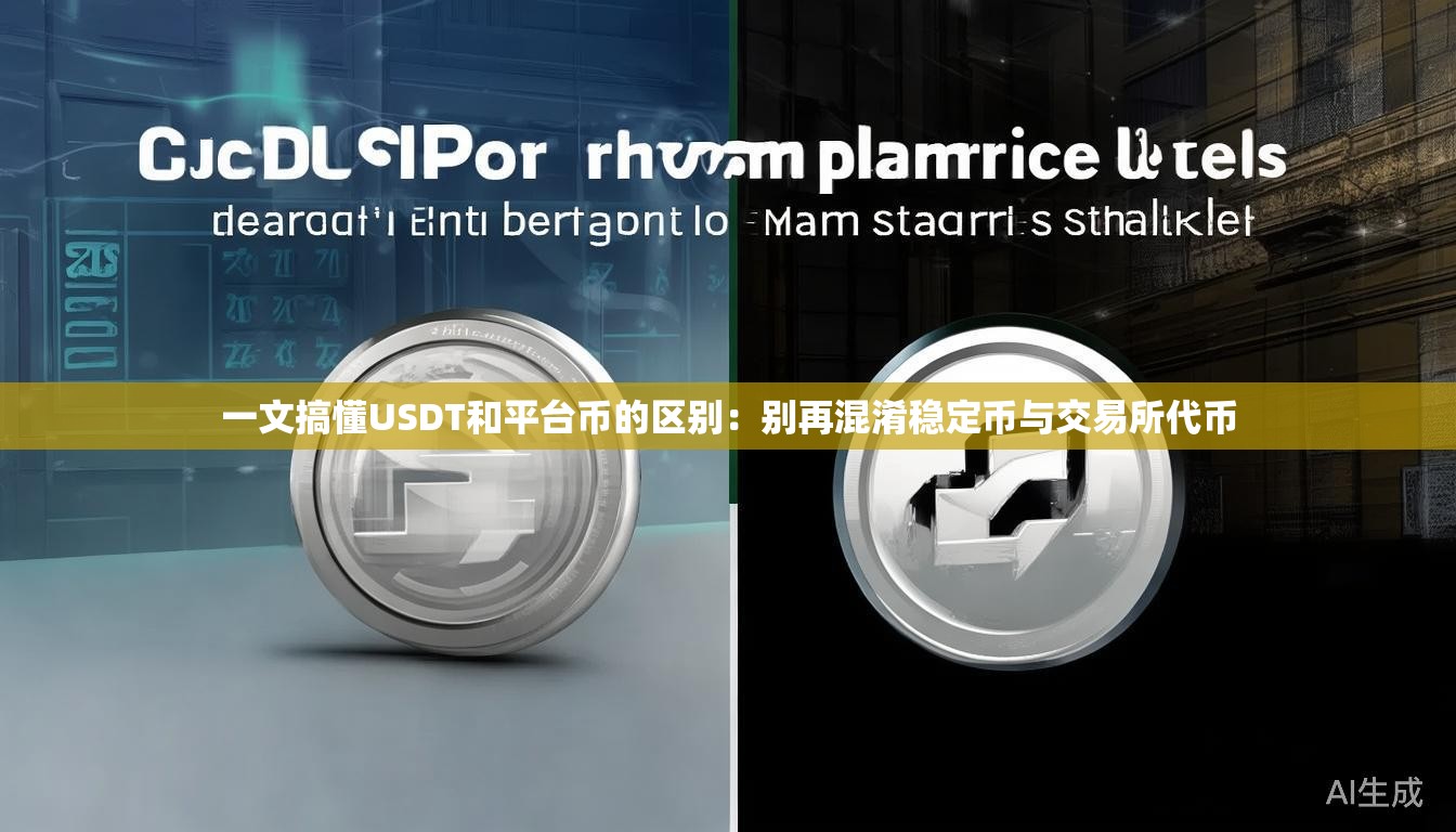 一文搞懂USDT和平台币的区别：别再混淆稳定币与交易所代币